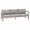 Gartensofa aus Aluminium 3-sitzer PALMA