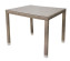 Gartentisch aus Polyrattan NAPOLI  80x80 cm grau-beige - Beige