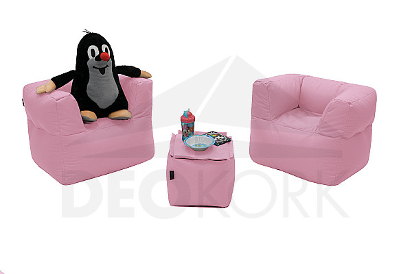 Textiles Kinder-Baukastenset MODULTEX KIDS für 2 Personen (rosa)