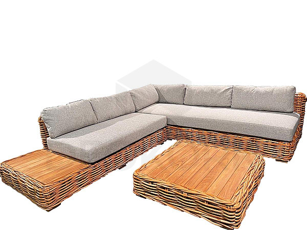 Garten-Rattan-Set PALERMO - leicht