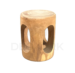 Hocker aus Teakholz