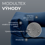 Textile modulare 2-Sitzer-Bank MODULTEX (dunkelblau)