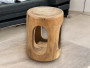 Hocker aus Teakholz