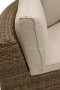 Ecklounge modular aus Polyrattan BORNEO LUXURY für 8 Personen (braun)