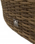 Ecklounge modular aus Polyrattan BORNEO LUXURY für 8 Personen (braun)