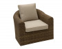 Ecklounge modular aus Polyrattan BORNEO LUXURY für 8 Personen (braun)