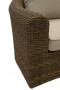 Ecklounge modular aus Polyrattan BORNEO LUXURY für 8 Personen (braun)